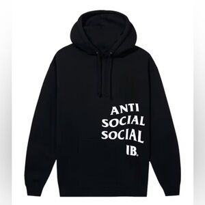 Anti Social Social Club Cut Off Logo Hoodie